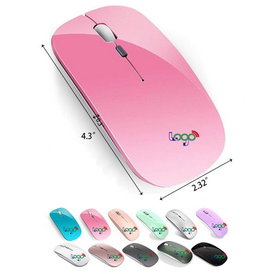 Rechargeable Portable Ultra Thin Wireless Mouse