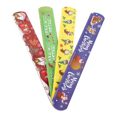 Full Color Reflective Slap Wristband