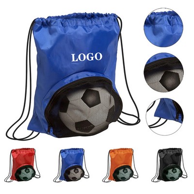 Sports Ball Backpack - 210D Polyester