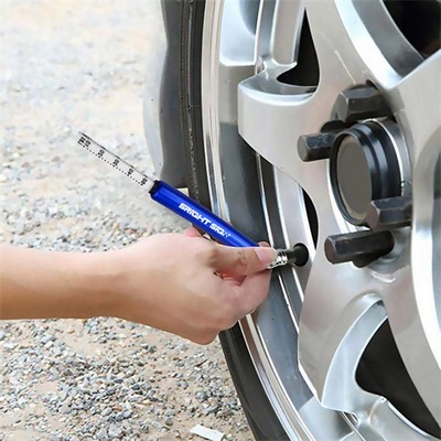 Mini Tire Pressure Gauge Keychain