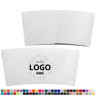 Printed Craft Paper Coffee Cup Sleeves