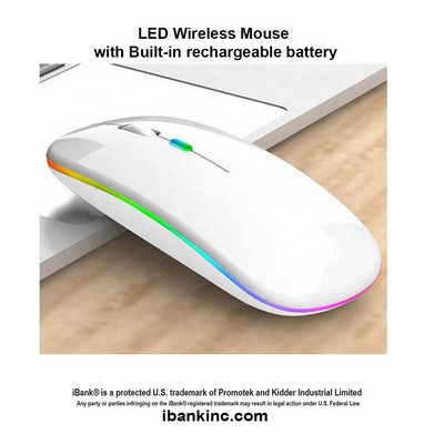iBank ® LED Wireless Mouse with Built-in rechargeable battery