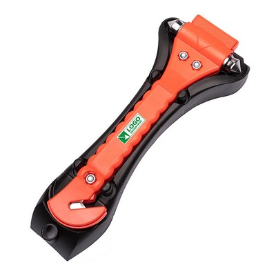 2" 1 Car Escape Tool Safety Hammer and Belt Cutter