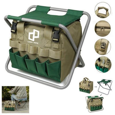 Folding Garden Stool W/ Oxford Bag