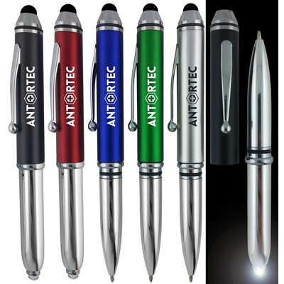 Pen+Stylus+LED Light